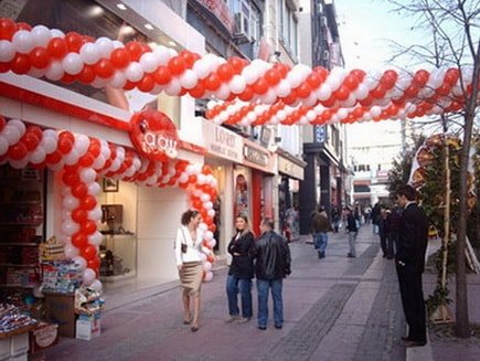 stanbul iekileri - stanbul snnet dn organizasyonu iyeri balon sslemesi